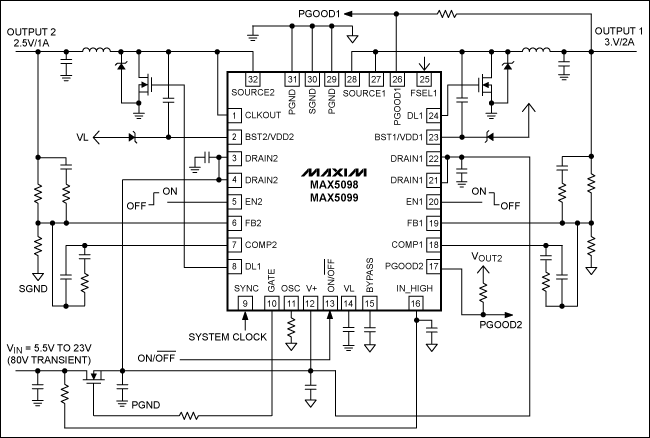 ͼ8. MAX5098/MAX5099ɳ80V׸زɹڵ6V״̬